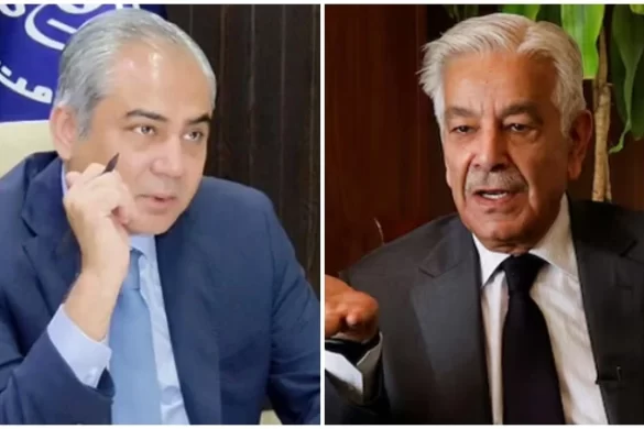 Khawaja Asif asks Mohsin Naqvi to begin reforms through Interior Ministry