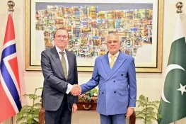 Norway’s Foreign Minister Arrives in Pakistan for Two-Day Visit