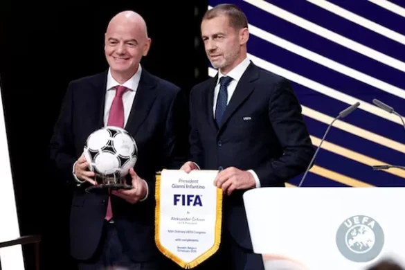 Ceferin rules out Fifa presidency bid as Infantino courts poorer football nations