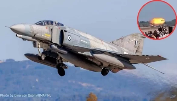Greek F-4 Phantom Fighter Jet Crashes at Athens Airshow, Killing Two Pilots