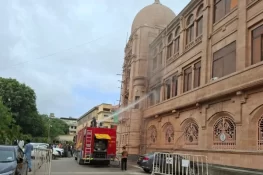Karachi mayor’s office completely gutted in fire at KMC headquarters