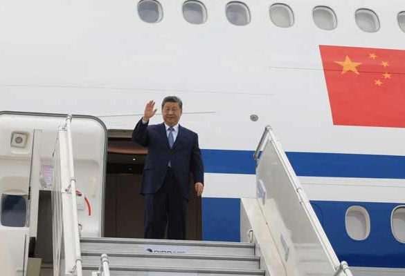 Xi Jinping arrives in India for BRICS summit overshadowed by war