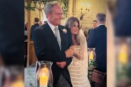 Jemima Goldsmith shares cherished moments from wedding with O’Reilly