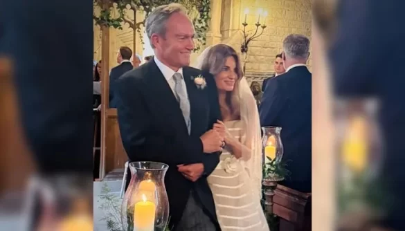 Jemima Goldsmith shares cherished moments from wedding with O’Reilly