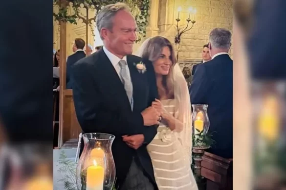 Jemima Goldsmith shares cherished moments from wedding with O’Reilly