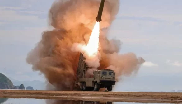 North Korea fires two missiles off east coast within three hours