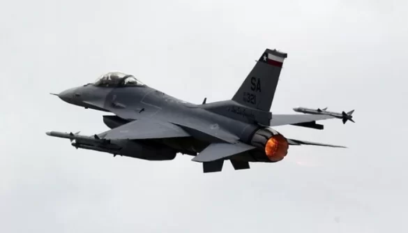 US F-16 crashes in Germany, pilot safely ejects