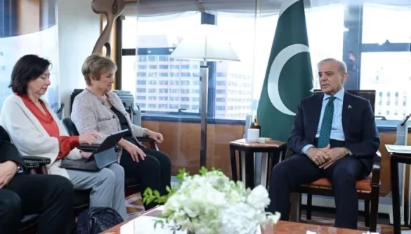 IMF chief praises Pakistan reforms as Shehbaz vows to stay the course