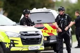 UK police question five men detained near RAF Fairford