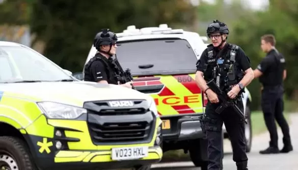 UK police question five men detained near RAF Fairford