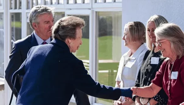 Princess Anne makes bold entrance at British Museum gala after Yorkshire visit