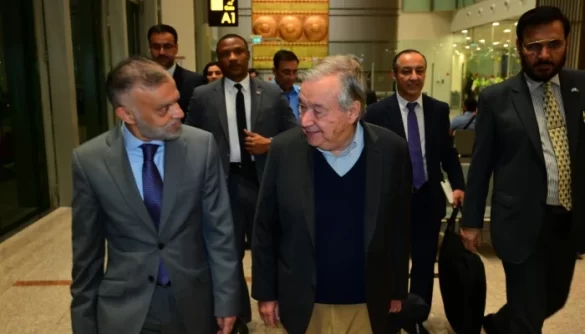 UN chief Antonio Guterres arrives in Islamabad for three-day Pakistan visit
