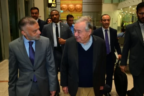 UN chief Antonio Guterres arrives in Islamabad for three-day Pakistan visit