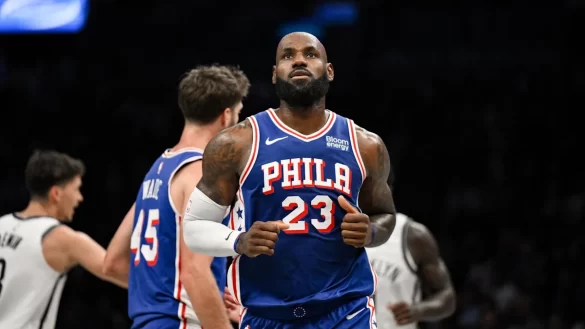 LeBron James Leads 76ers Past Champion Knicks in NBA Opener