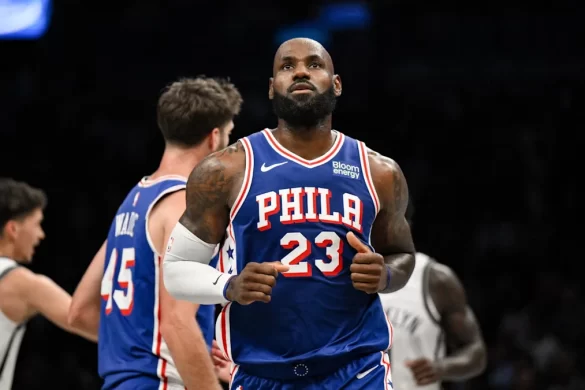 LeBron James Leads 76ers Past Champion Knicks in NBA Opener