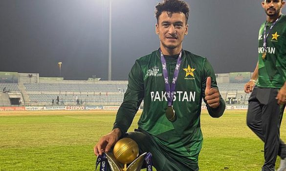 Maaz Sadaqat Makes a Statement With Maiden T20I Fifty