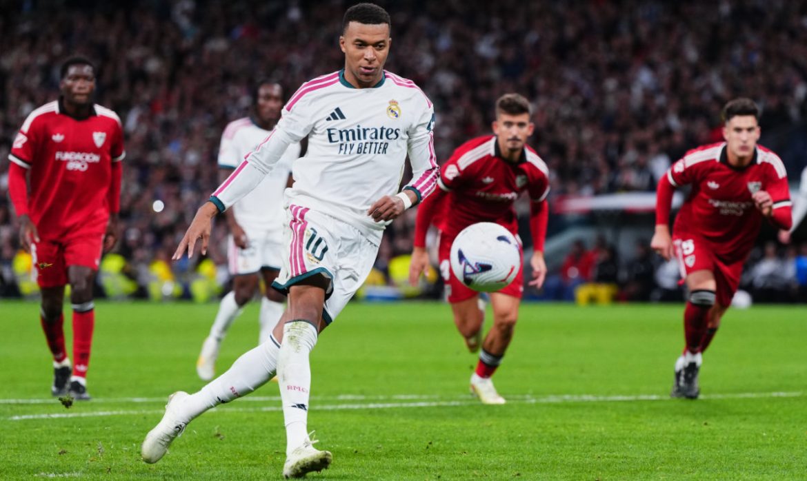 Mbappe Scores Twice as Real Madrid Thrash Sevilla 4-1