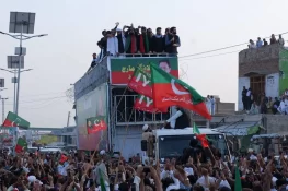 PTI Long March Reaches CM Sohail Afridi’s Hometown in Khyber