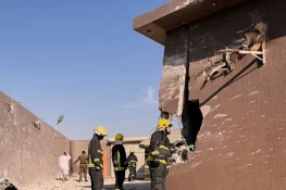 Two Injured as Houthi Missile Debris Damages Buildings and Vehicles in Saudi Arabia