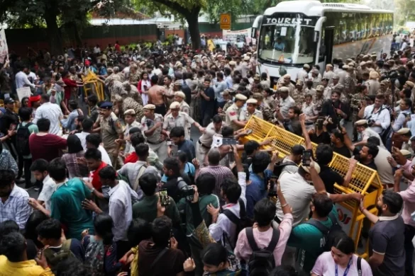 Indians protest election chief as police probe harassment claims