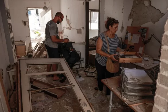 Viral Video Shows Israeli Home Destroyed in Iranian Missile Strike